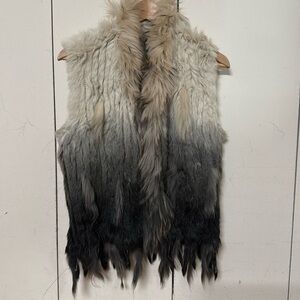 Rabbit Fur Vest Size XS